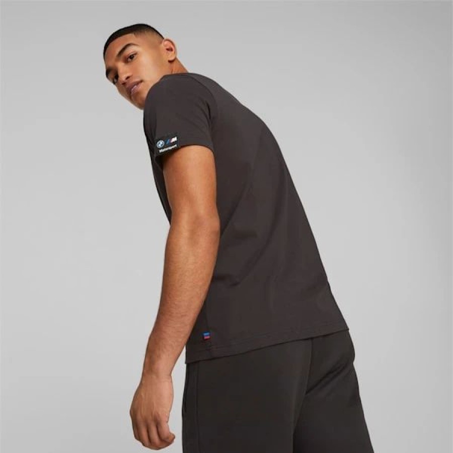 Sports * | Bmw M Motorsport Men'S Logo Tee Puma Black