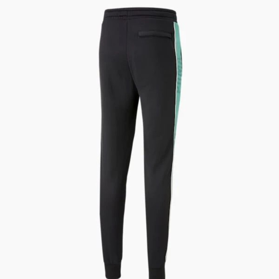 Clothing * | T7 Sport Men'S Track Pants Puma Black-Mint