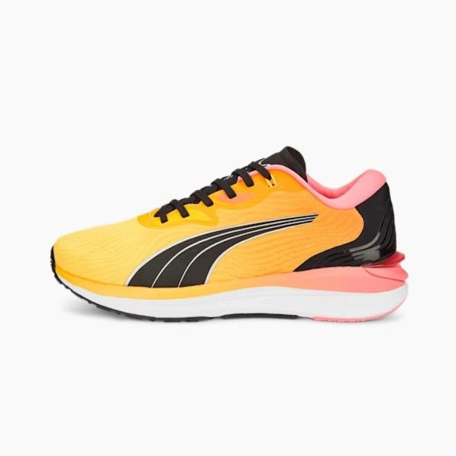 Sports * | Electrify Nitro 2 Men'S Running Shoes Sun Stream-Sunset Glow-Puma Black