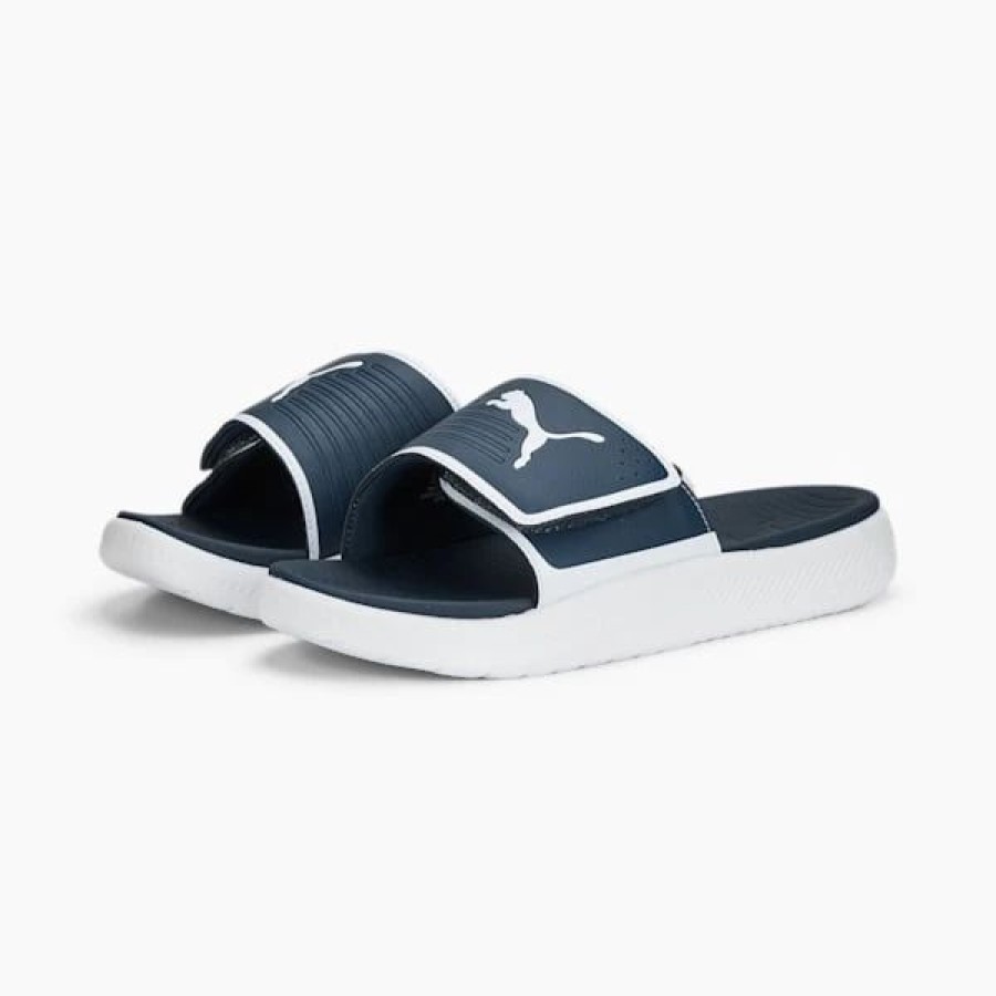 Shoes * | Softride Men'S Slides Dark Night-Puma White