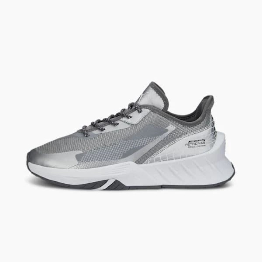 Shoes * | Mercedes-Amg Petronas F1 Maco Rising Motorsport Shoes Puma Silver-Puma White-Smoked Pearl