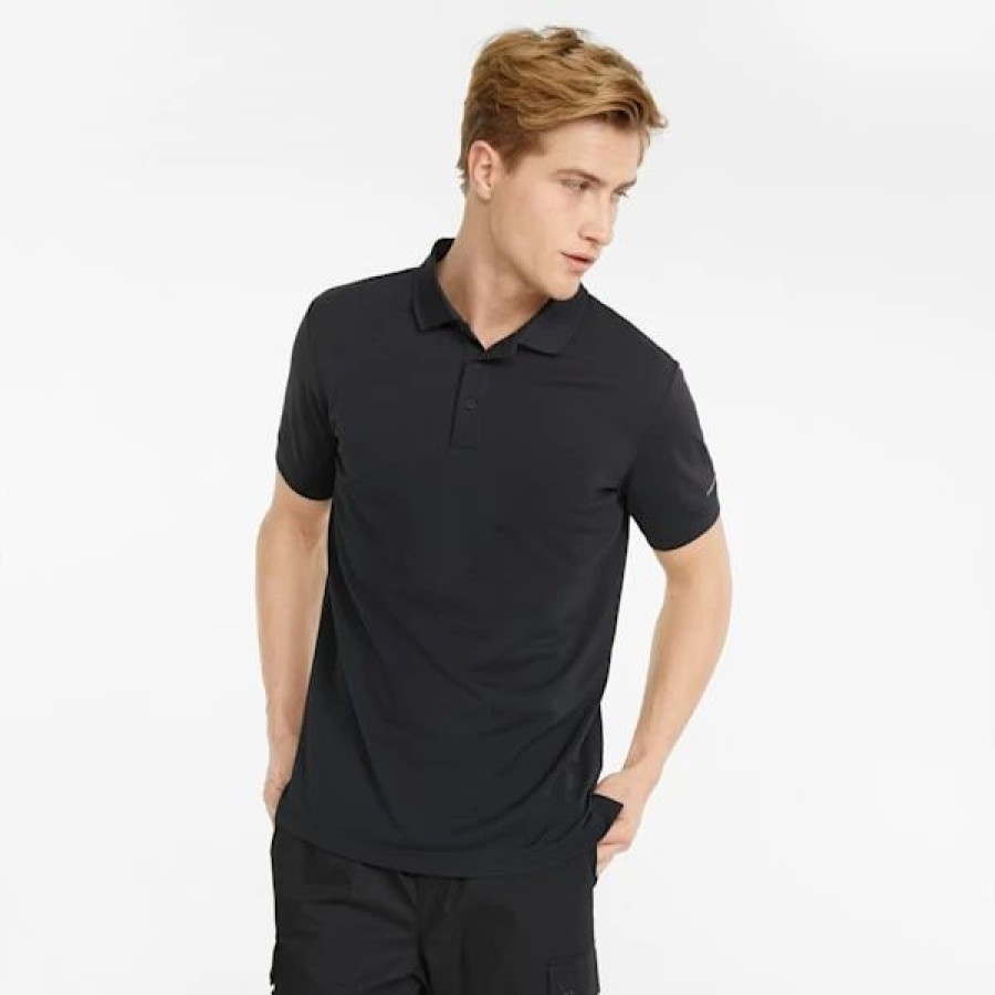 Sports * | Puma Porsche Design Men'S Polo Shirt Jet Black