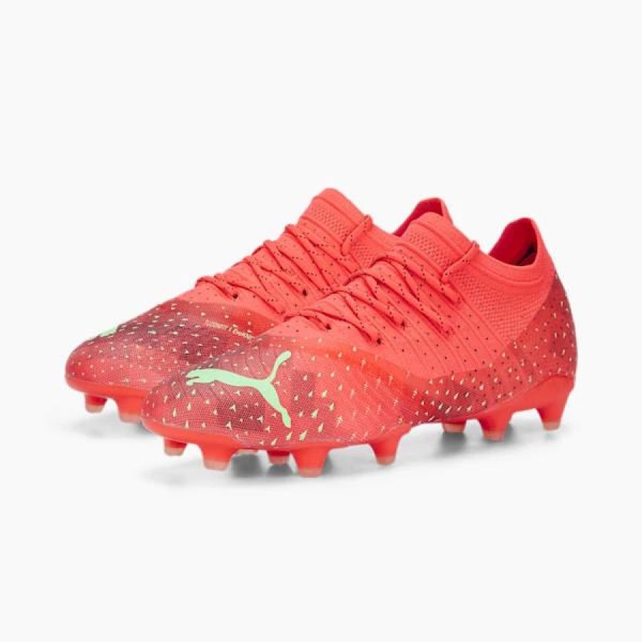 Shoes * | Future 2.4 Fg/Ag Men'S Soccer Cleats Fiery Coral-Fizzy Light-Puma Black-Salmon