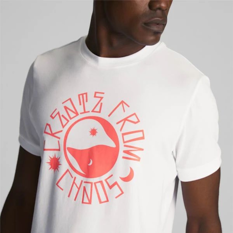 Clothing * | Puma X Staple Iconic T7 Men'S Tee Puma White