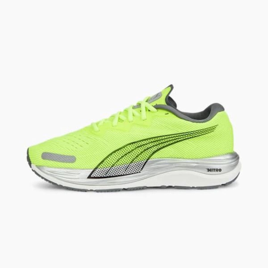 Sports * | Puma Velocity Nitro 2 Men'S Running Shoes Lime Squeeze-Castlerock