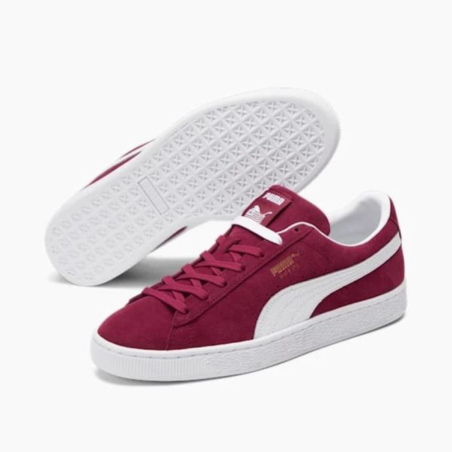 Shoes * | Puma X Tmc Status Symbol Suede Sneaker Rhododendron-Puma White