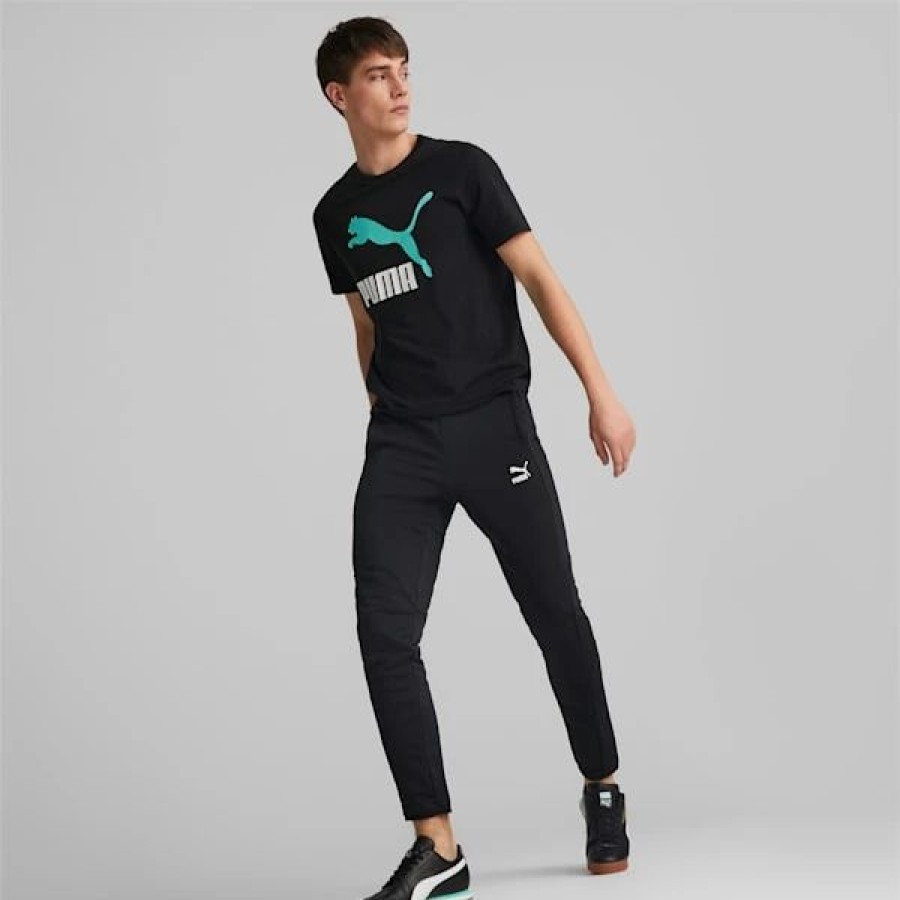 Clothing * | Classics Men'S Logo Tee Puma Black-Mint