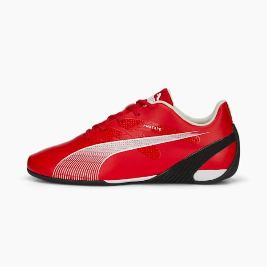 Shoes * | Scuderia Ferrari Carbon Cat Men'S Driving Shoes Rosso Corsa-Puma White-Puma Black