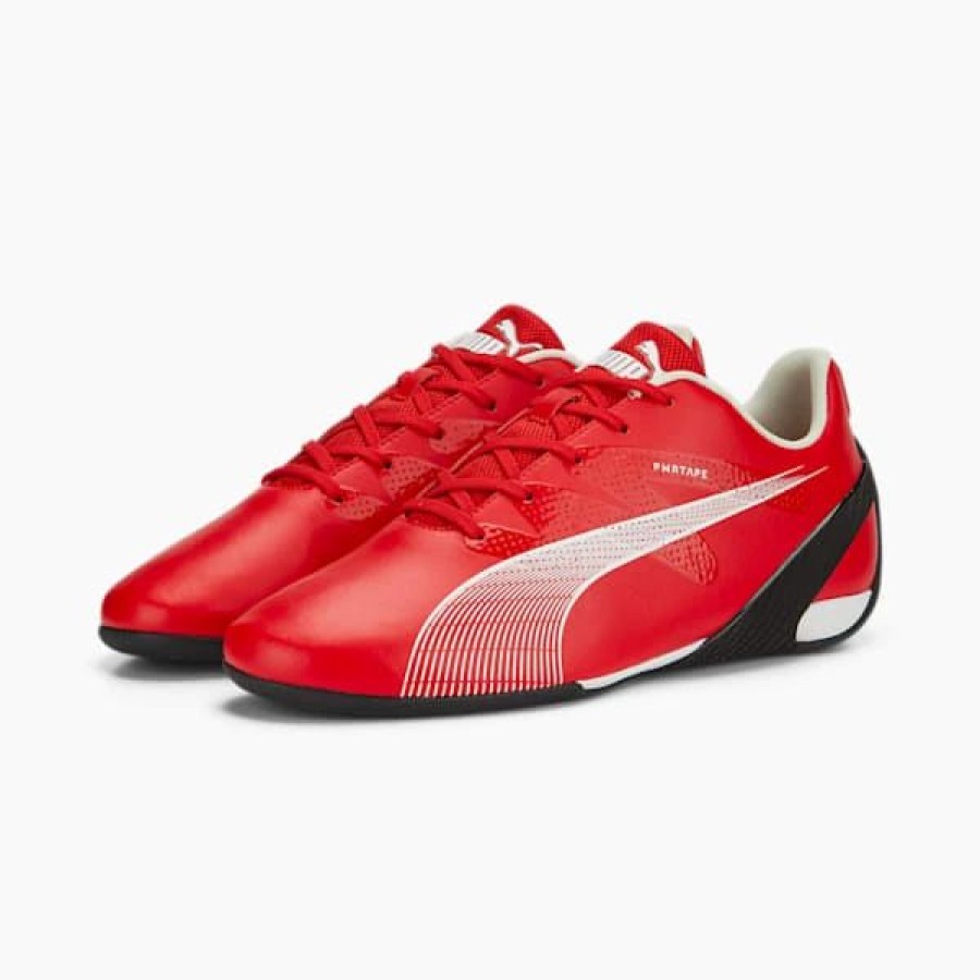 Shoes * | Scuderia Ferrari Carbon Cat Men'S Driving Shoes Rosso Corsa-Puma White-Puma Black