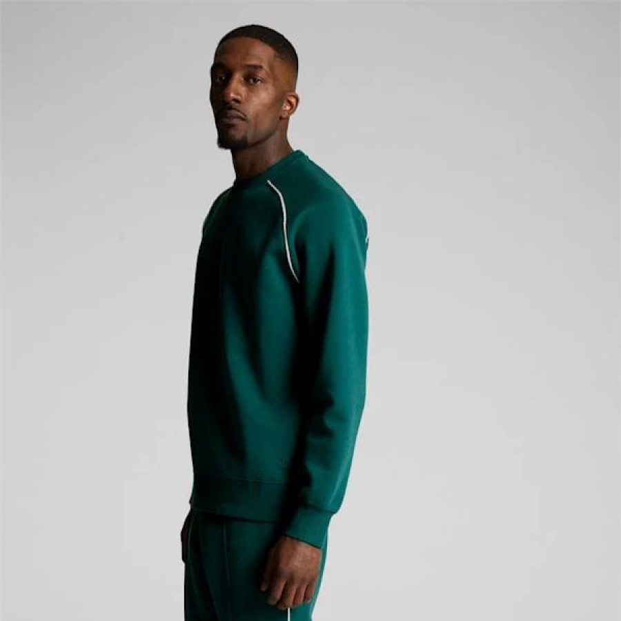 Clothing * | Puma X Tmc On The Run Crew Neck Sweatshirt June Bug