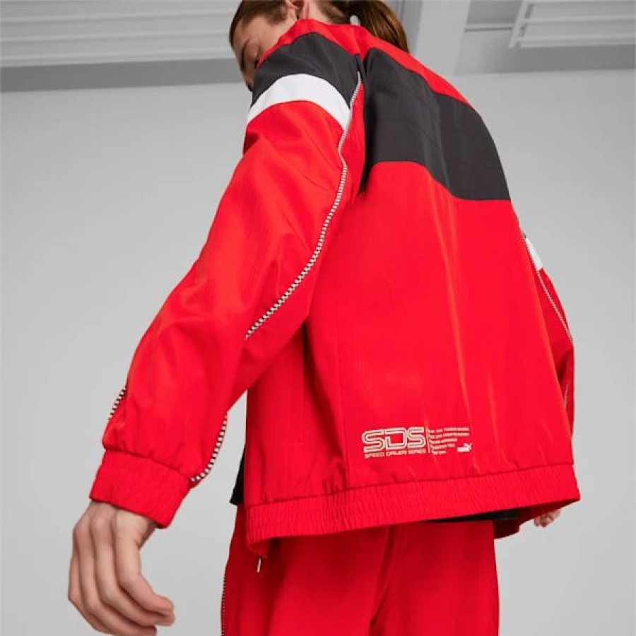 Sports * | Puma Scuderia Ferrari Sds Men'S Jacket Rosso Corsa