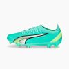 Shoes * | Ultra Ultimate Fg/Ag Soccer Cleats Electric Peppermint-Puma White-Fast Yellow