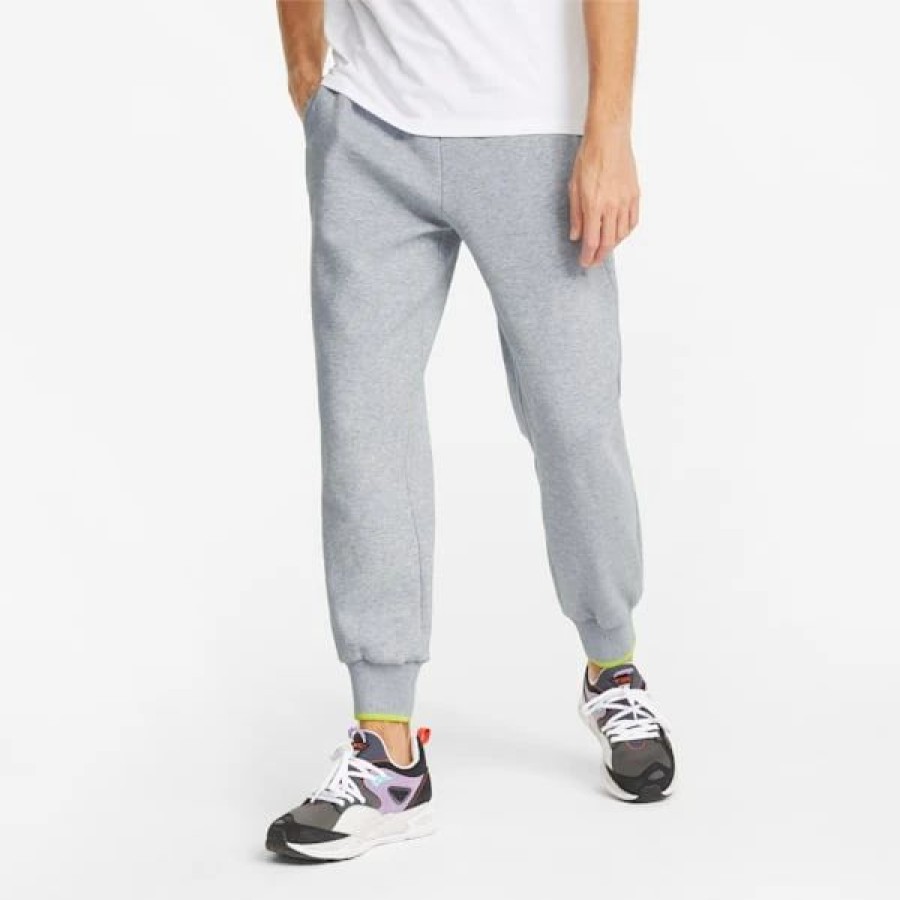 Clothing * | Sportswear By Puma Men'S Track Pants Light Gray Heather