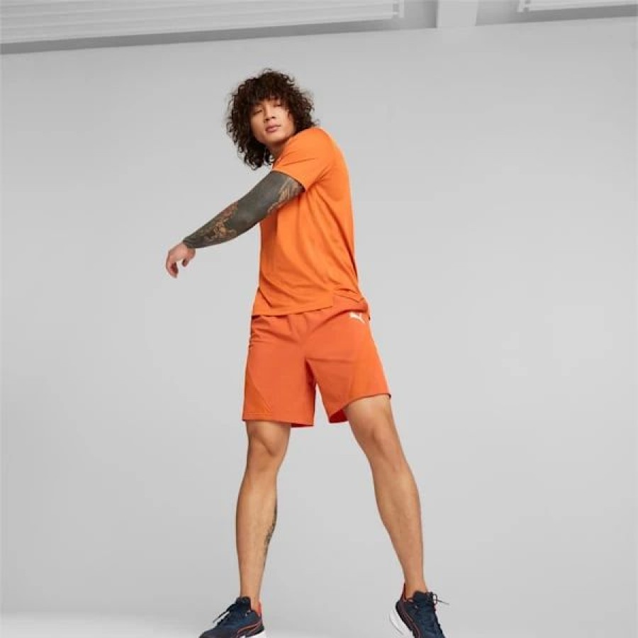 Sports * | Puma Fit Stretch Men'S Woven Training Shorts Chili Powder