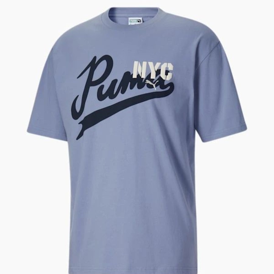 Clothing * | Puma Nyc Men'S Tee Filtered Ash