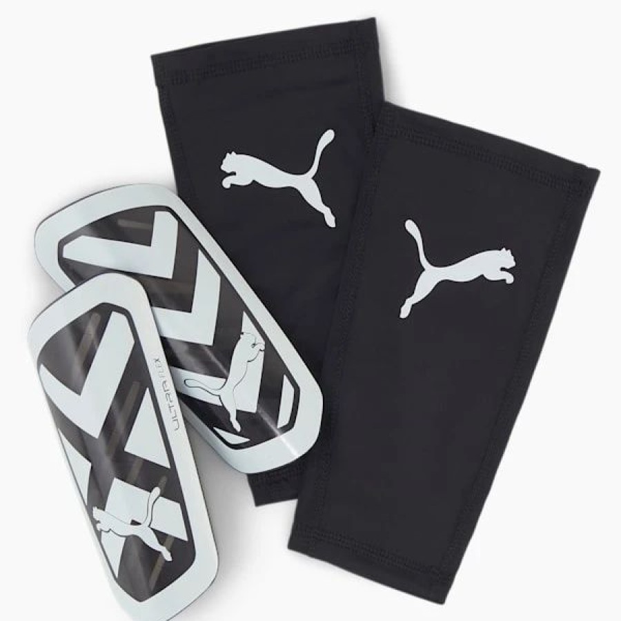 Sports * | Ultra Flex Sleeve Soccer Shin Guards Puma Black-Puma White