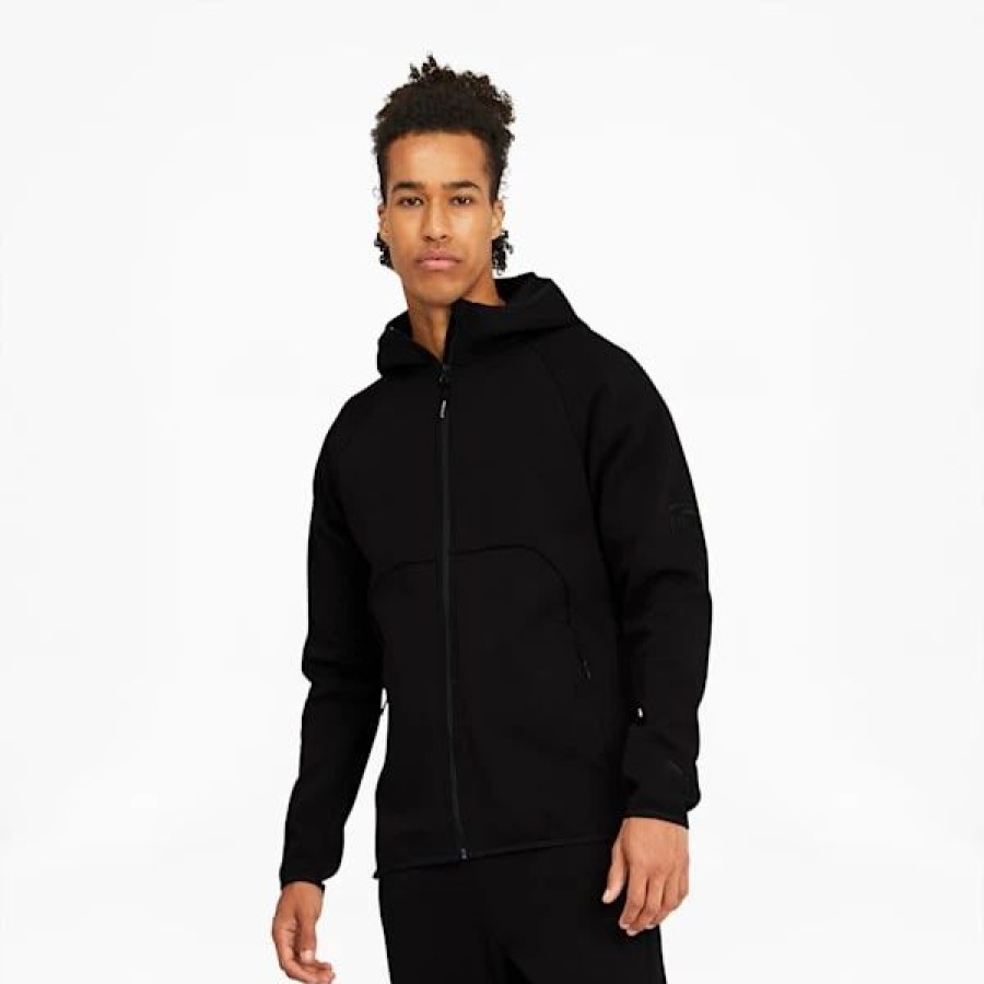 Clothing * | Dime Men'S Basketball Jacket Puma Black-Puma Black