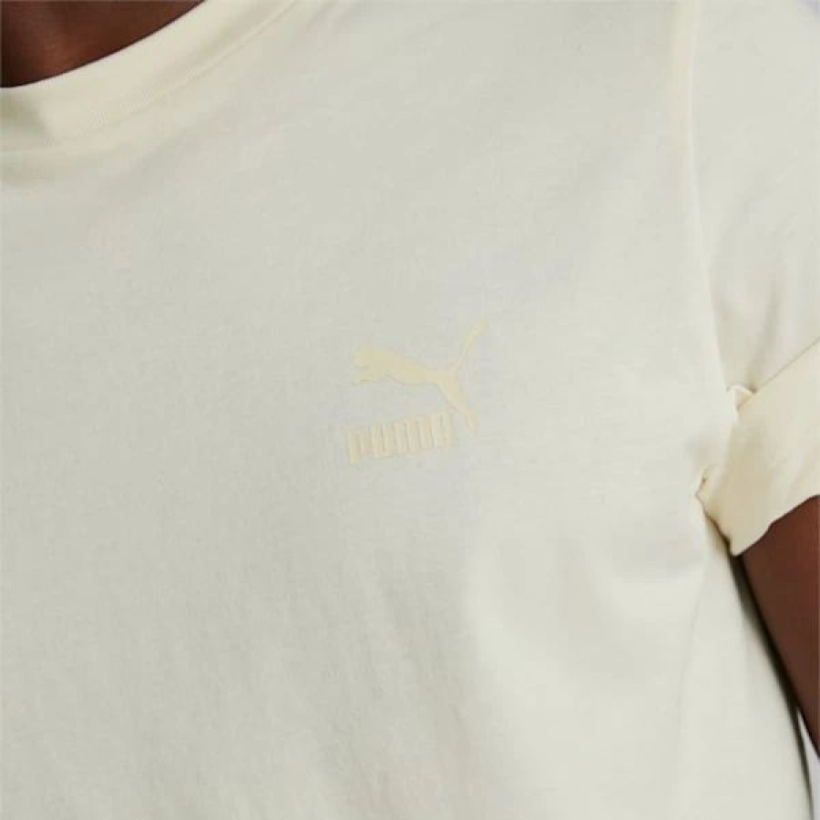 Clothing * | Puma Classics Small Men'S Logo Tee No Color