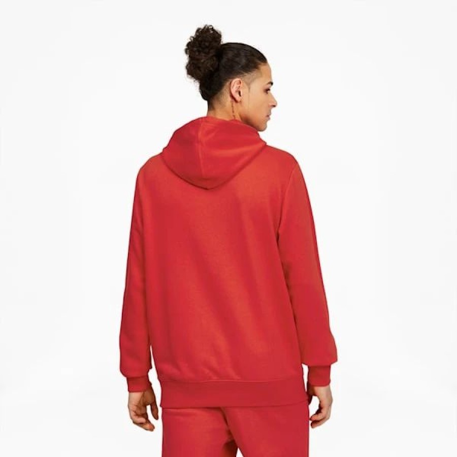 Clothing * | Puma X Tmc Everyday Hussle Hoodie High Risk Red