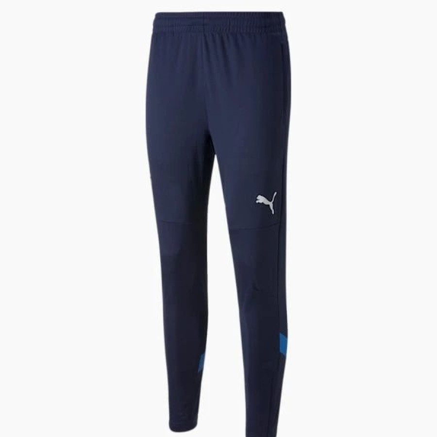 Clothing * | Puma Italy Soccer Men'S Training Pants Peacoat-Ignite Blue