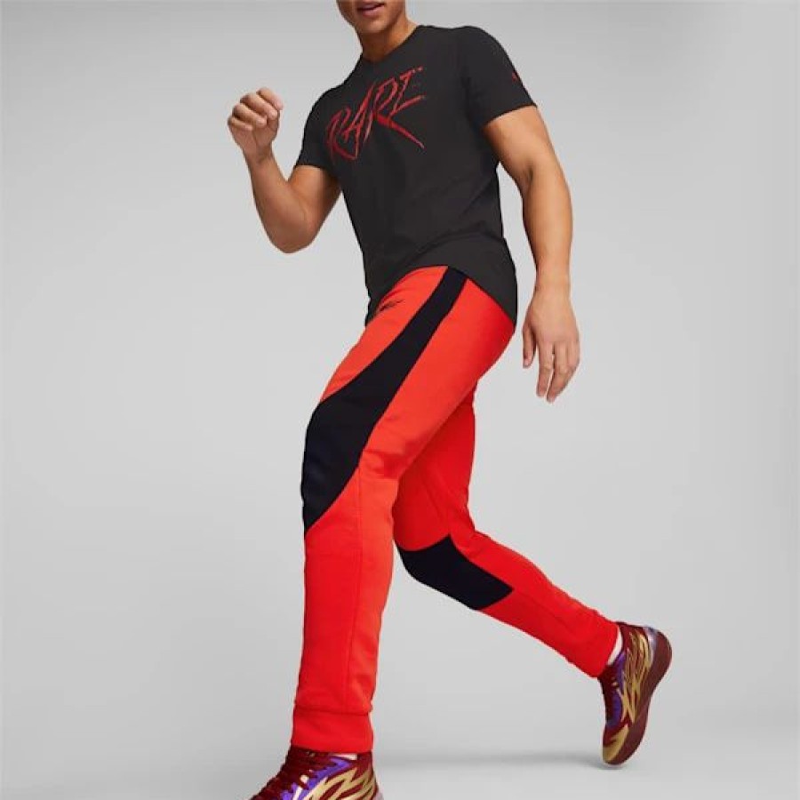 Sports * | Puma X Lamelo Ball Rare Dime Men'S Basketball Pants Puma Red