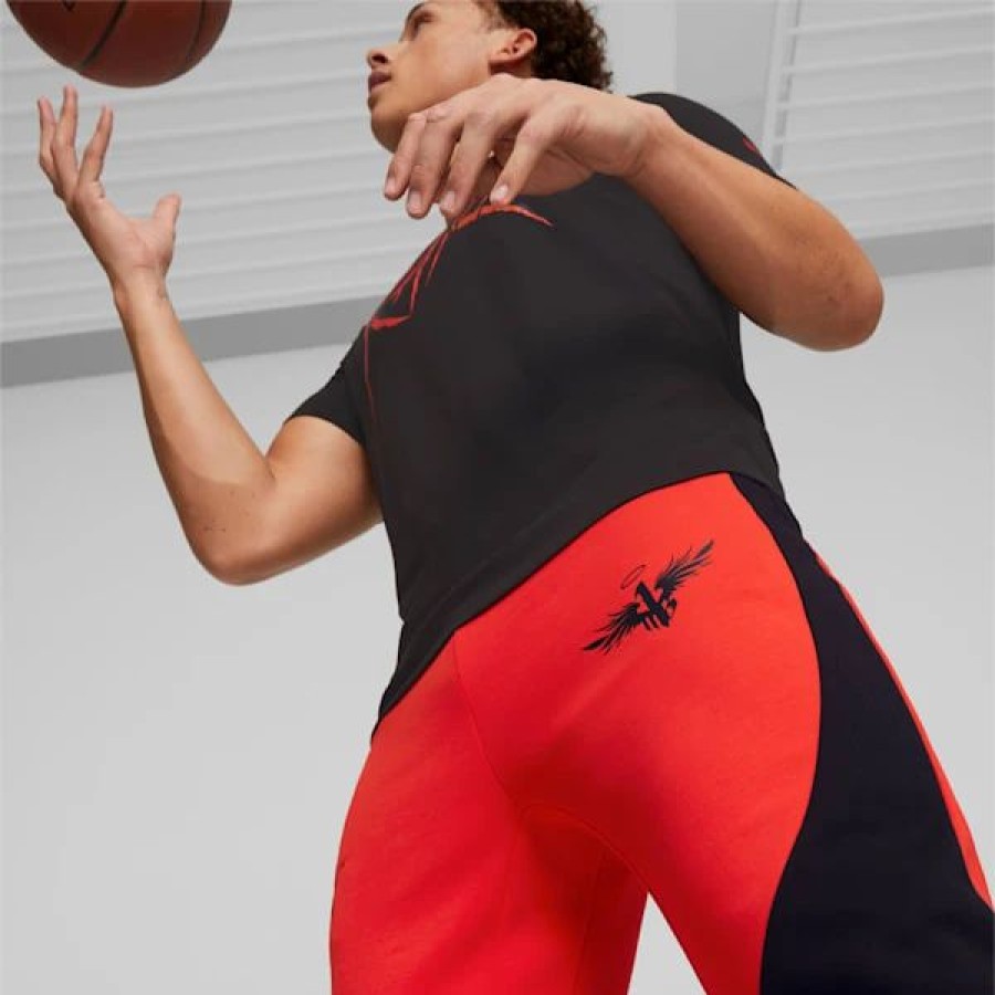 Sports * | Puma X Lamelo Ball Rare Dime Men'S Basketball Pants Puma Red