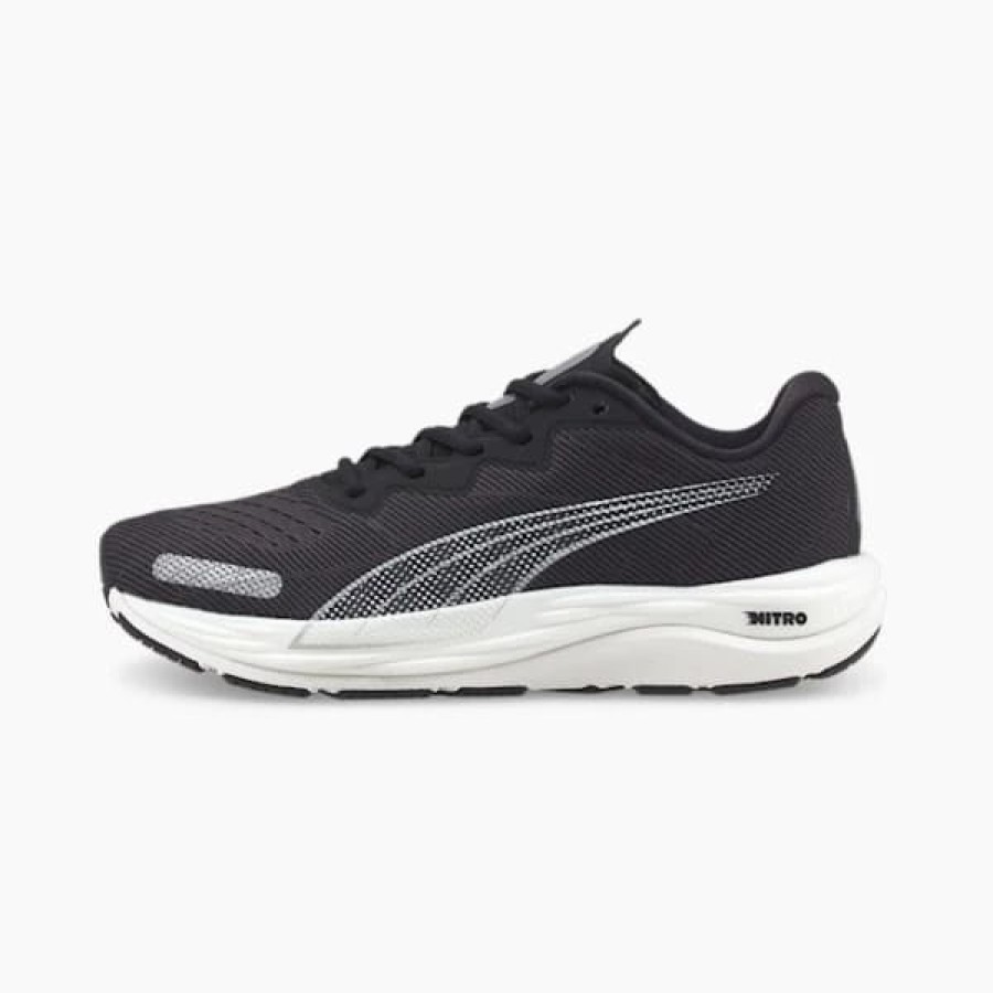 Sports * | Velocity Nitro 2 Men'S Running Shoes Puma Black-Puma White