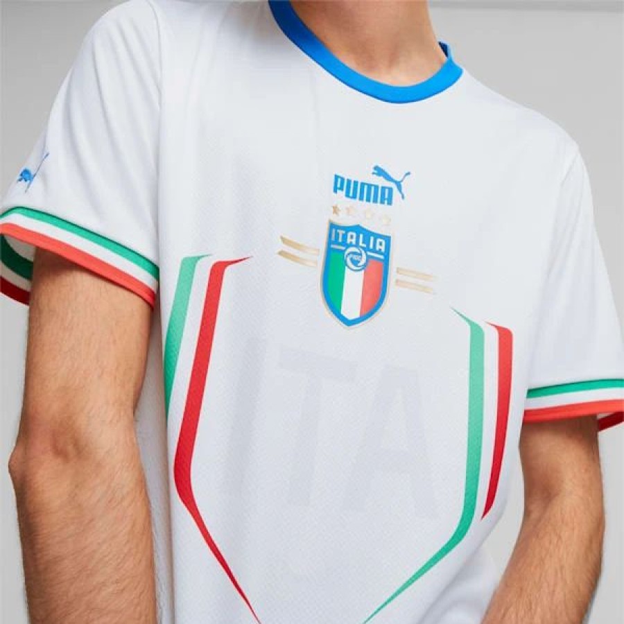 Clothing * | Italy Away '22/'23 Men'S Replica Jersey Puma White-Ultra Blue