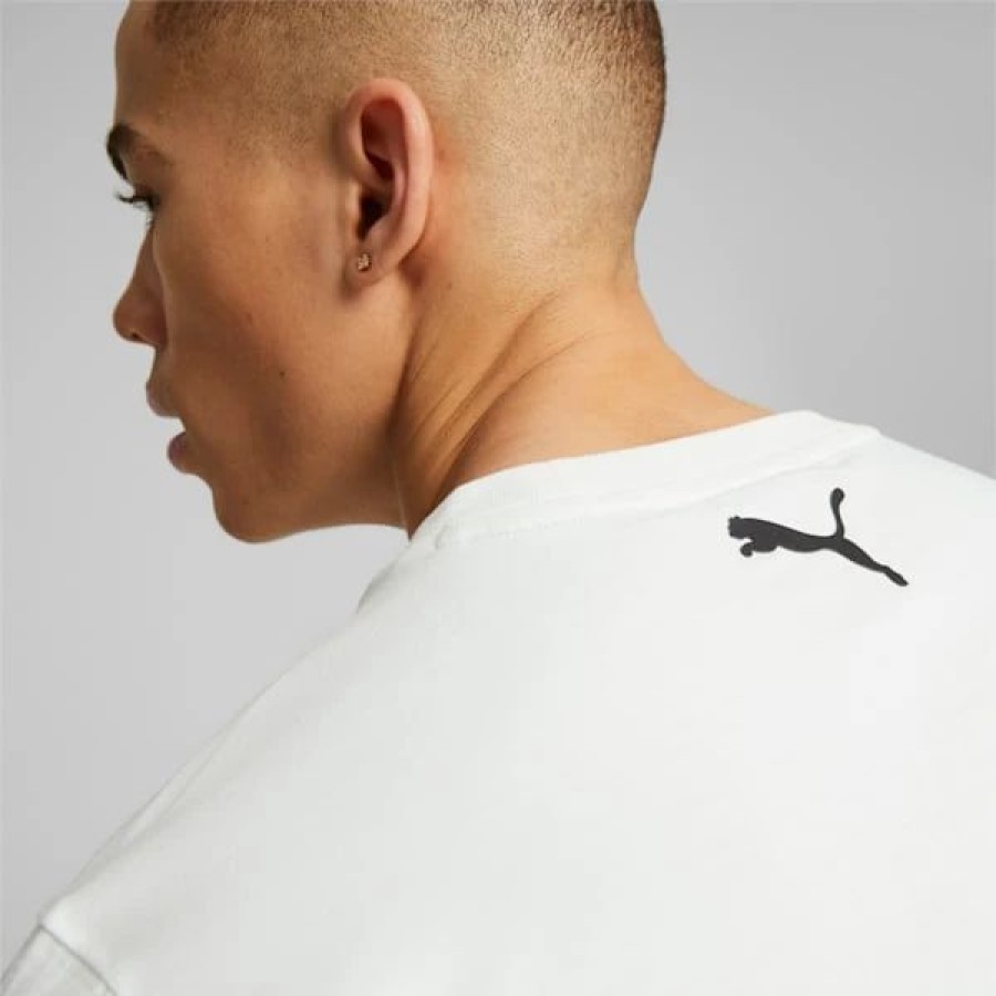 Sports * | Clear Out Basketball Men'S Tee Puma White