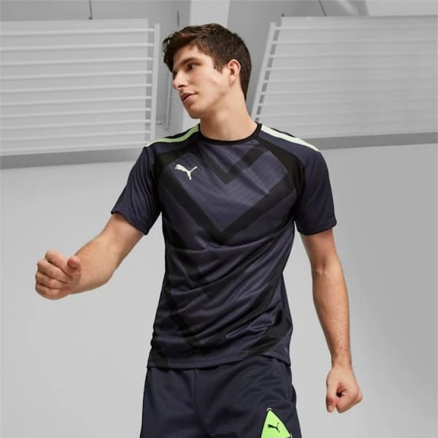 Clothing * | Puma Teamliga Graphic Men'S Jersey Parisian Night-Fizzy Light