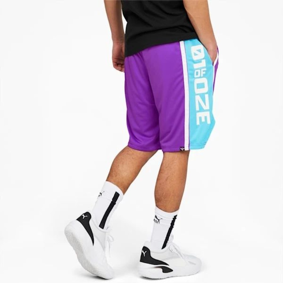 Sports * | Puma X Lamelo Ball One Of One Curl Shorts Purple Glimmer