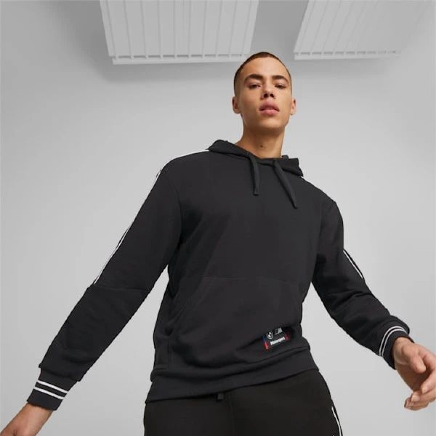 Sports * | Bmw M Motorsport Men'S Statement Hoodie Puma Black