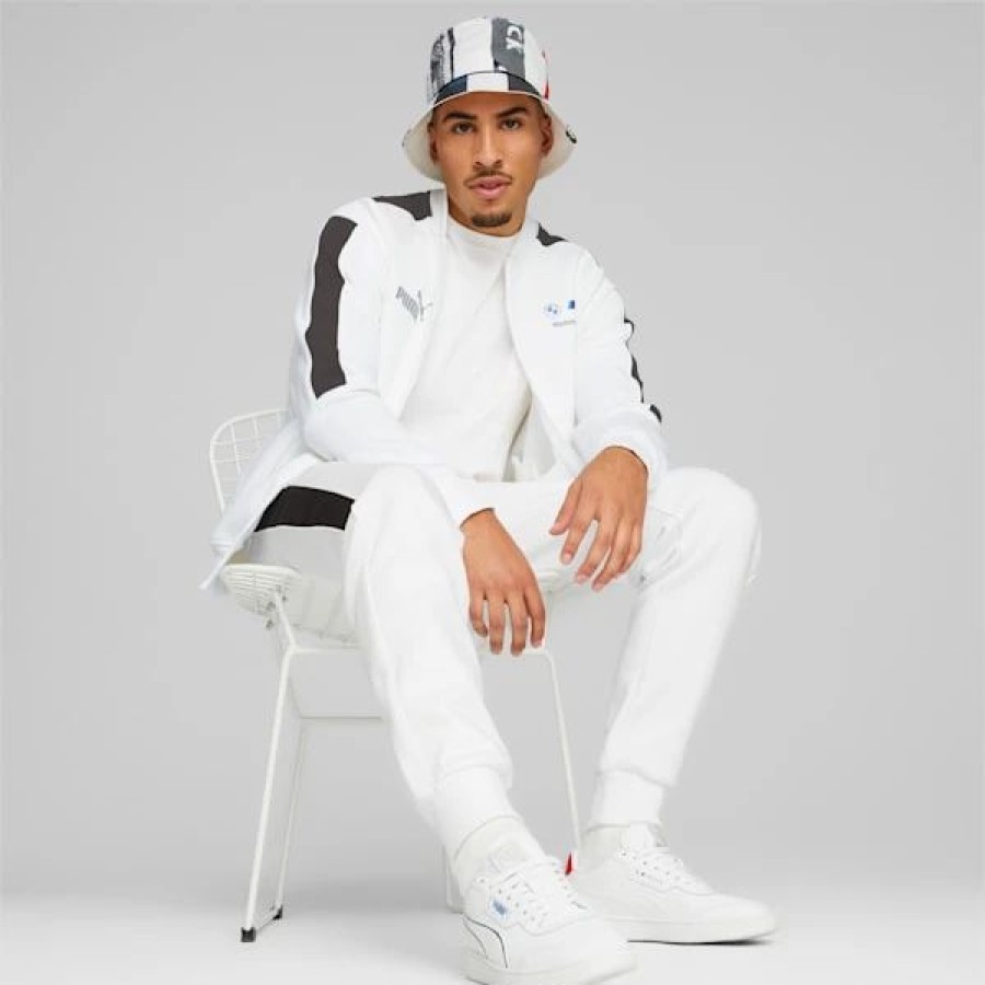 Sports * | Bmw M Motorsport Mt7 Men'S Track Jacket Puma White