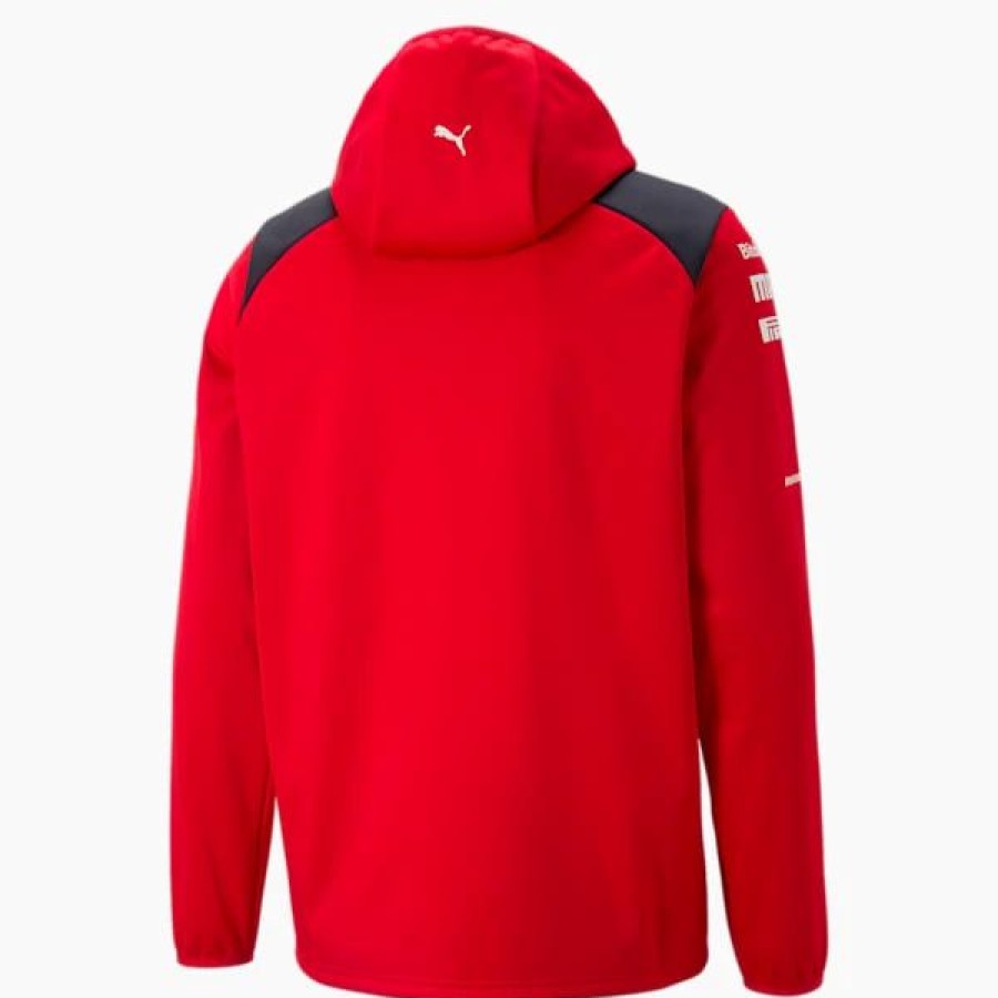 Sports * | Puma Scuderia Ferrari 2023 Team Replica Softshell Jacket Rosso Corsa