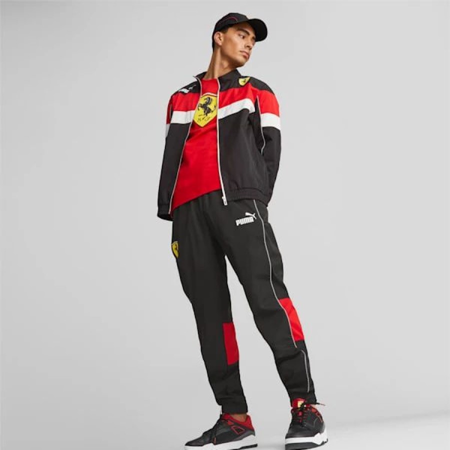 Sports * | Scuderia Ferrari Sds Men'S Jacket Puma Black