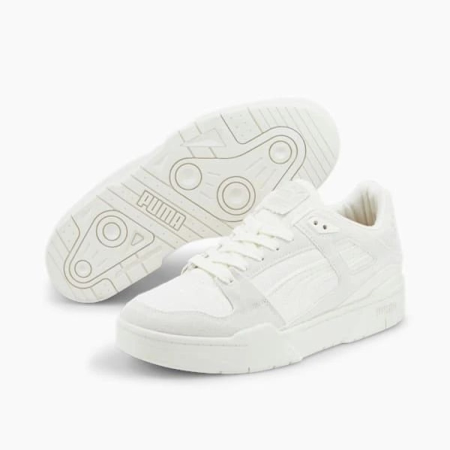 Shoes * | Puma Slipstream Blank Canvas Sneakers Frosted Ivory-Frosted Ivory