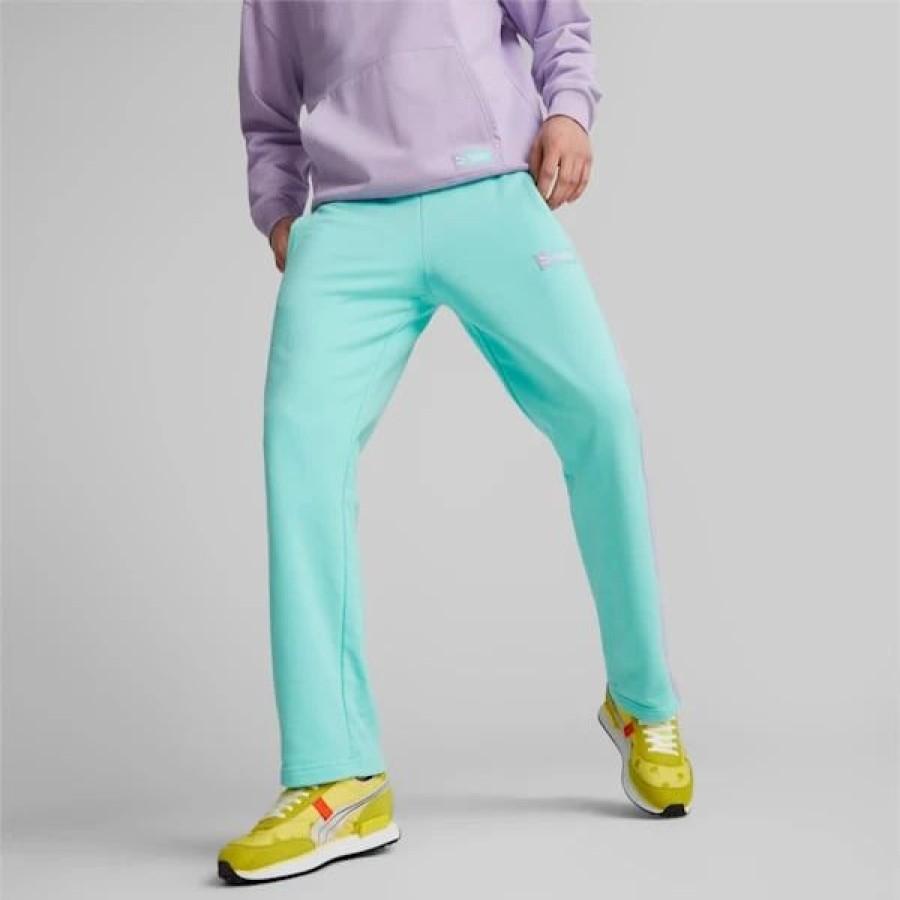 Clothing * | Puma X Spongebob T7 Men'S Track Pants Mint