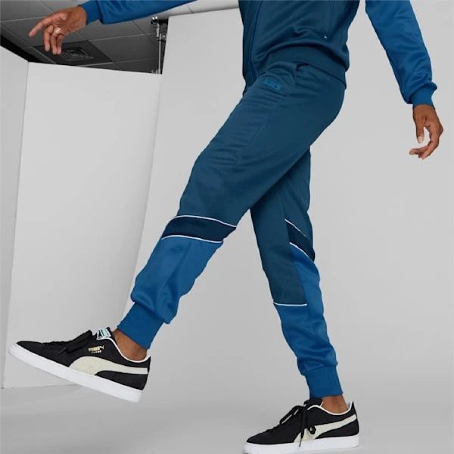 Clothing * | Puma X Lauren London Track Pants Dark Denim-Dress Blue