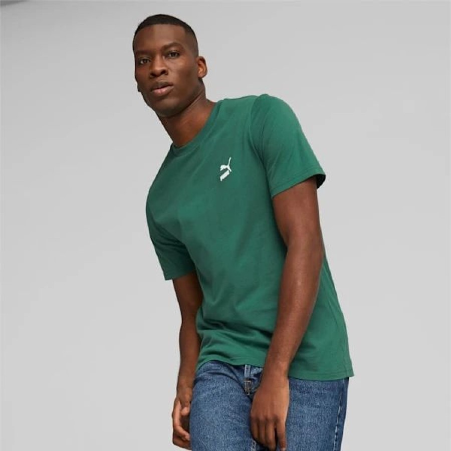 Clothing * | Puma Classics Small Men'S Logo Tee Vine