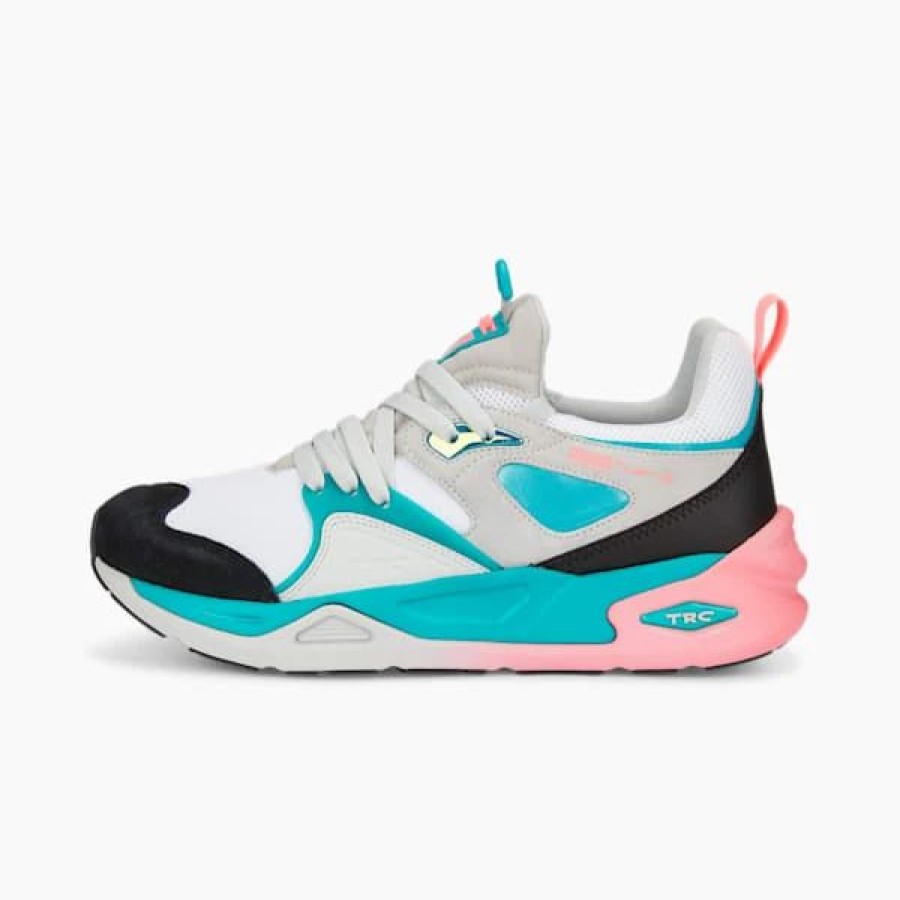 Shoes * | Trc Blaze Shark Sneakers Puma White-Deep Aqua