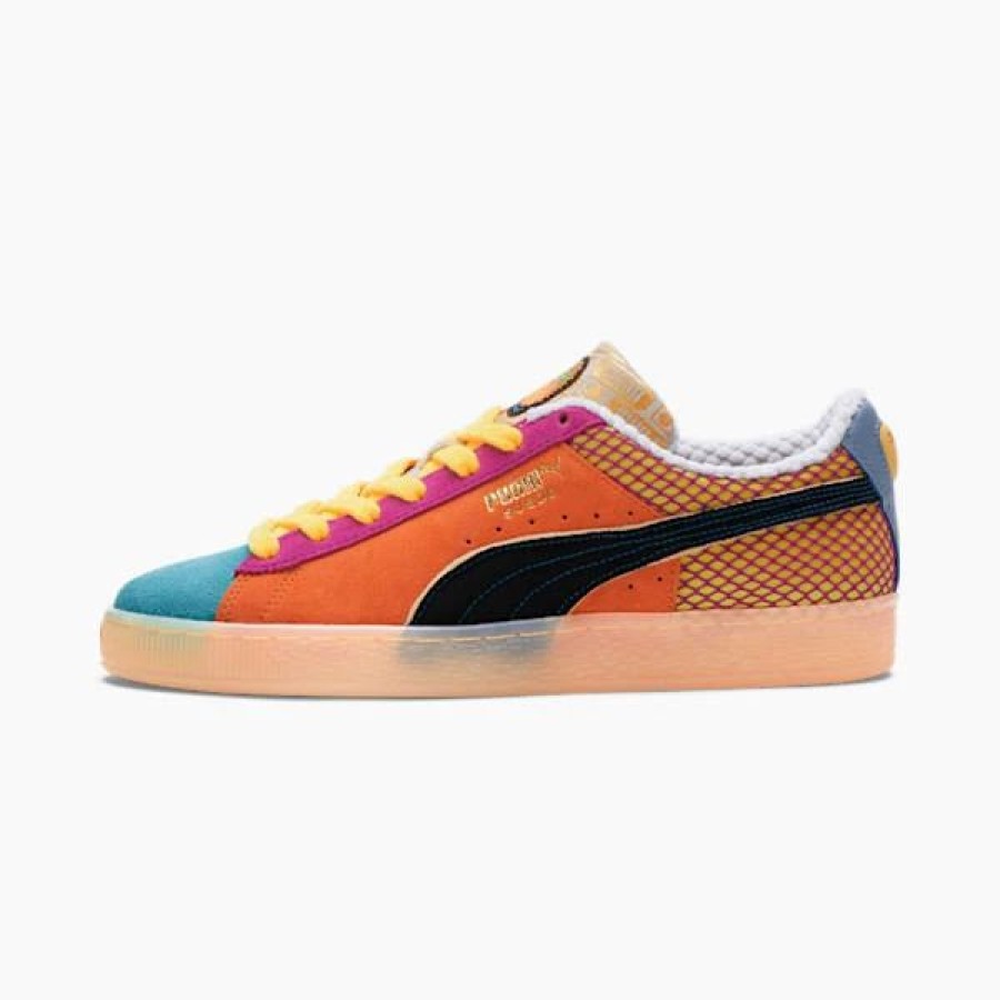 Shoes * | Suede Classix Out Of Season Sneakers Scuba Blue-Puma Black-Carrot