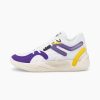 Shoes * | Trc Blaze Court Basketball Shoes Puma White-Spectra Yellow