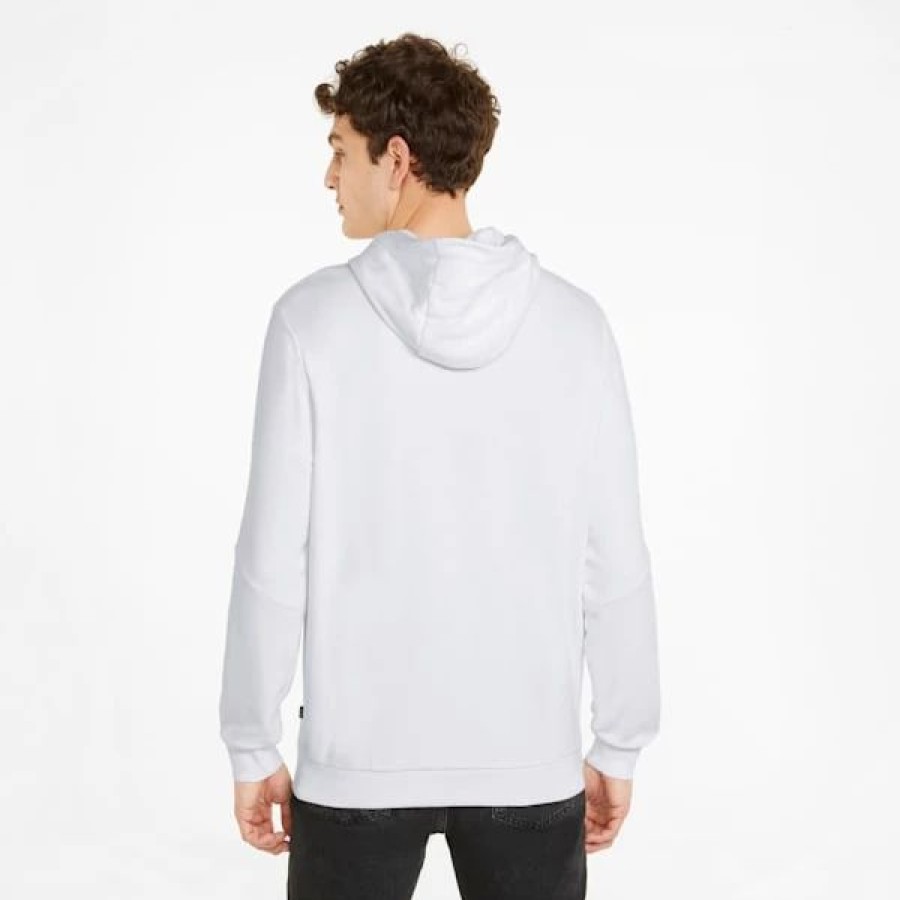 Clothing * | Essentials+ Tape Men'S Hoodie Puma White