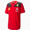 Sports * | Puma Scuderia Ferrari 2023 Team Replica Men'S Baseball Jersey Rosso Corsa