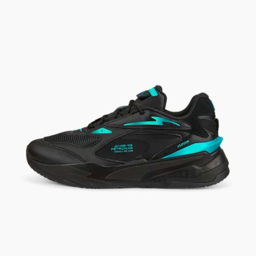 Shoes * | Mercedes-Amg Petronas Metal Energy Rs-Fast Sneakers Puma Black-Spectra Green