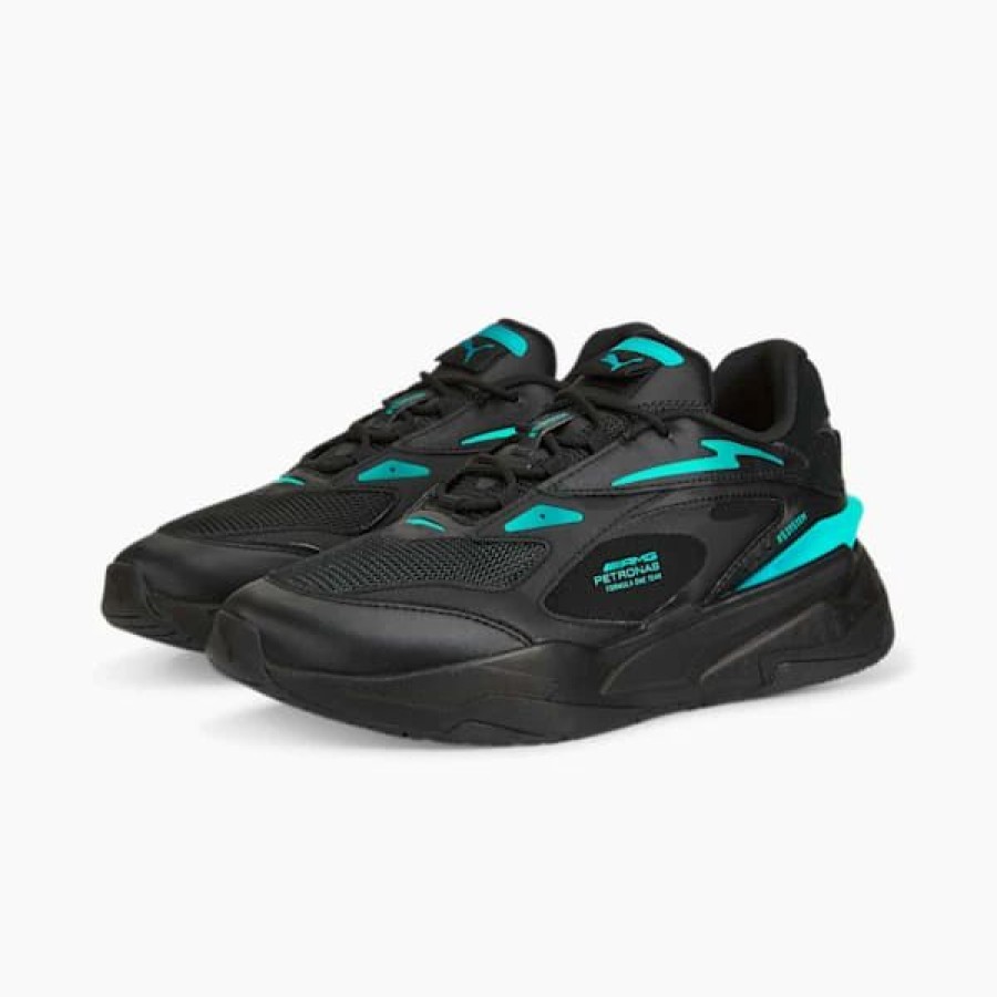 Shoes * | Mercedes-Amg Petronas Metal Energy Rs-Fast Sneakers Puma Black-Spectra Green