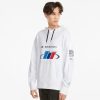 Sports * | Bmw M Motorsport Street Men'S Hoodie Puma White