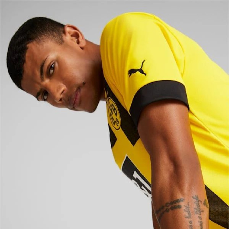 Sports * | Puma Borussia Dortmund Home '22/'23 Men'S Replica Jersey Cyber Yellow